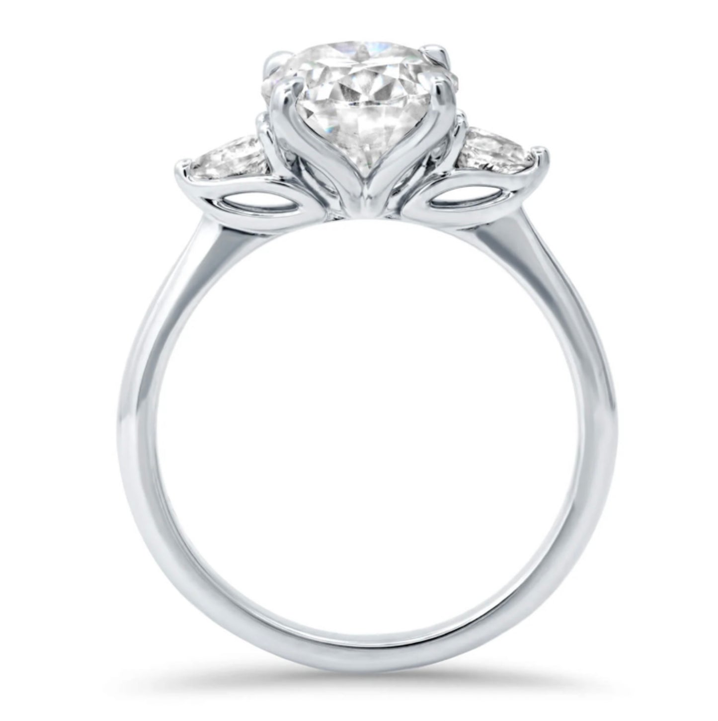 Reserved for T. Moore ONLY/ 14K White Gold 3-Stone Engagement Ring/ Last (2nd) Payment