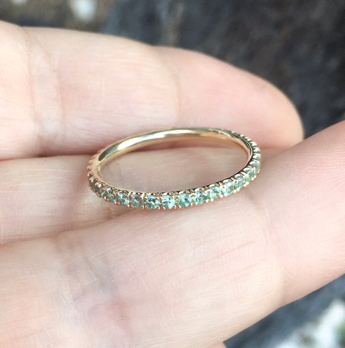 Reserved for Michael ONLY/ Opal Pave Band/ 1.8mm Full Eternity October Birthstone Ring