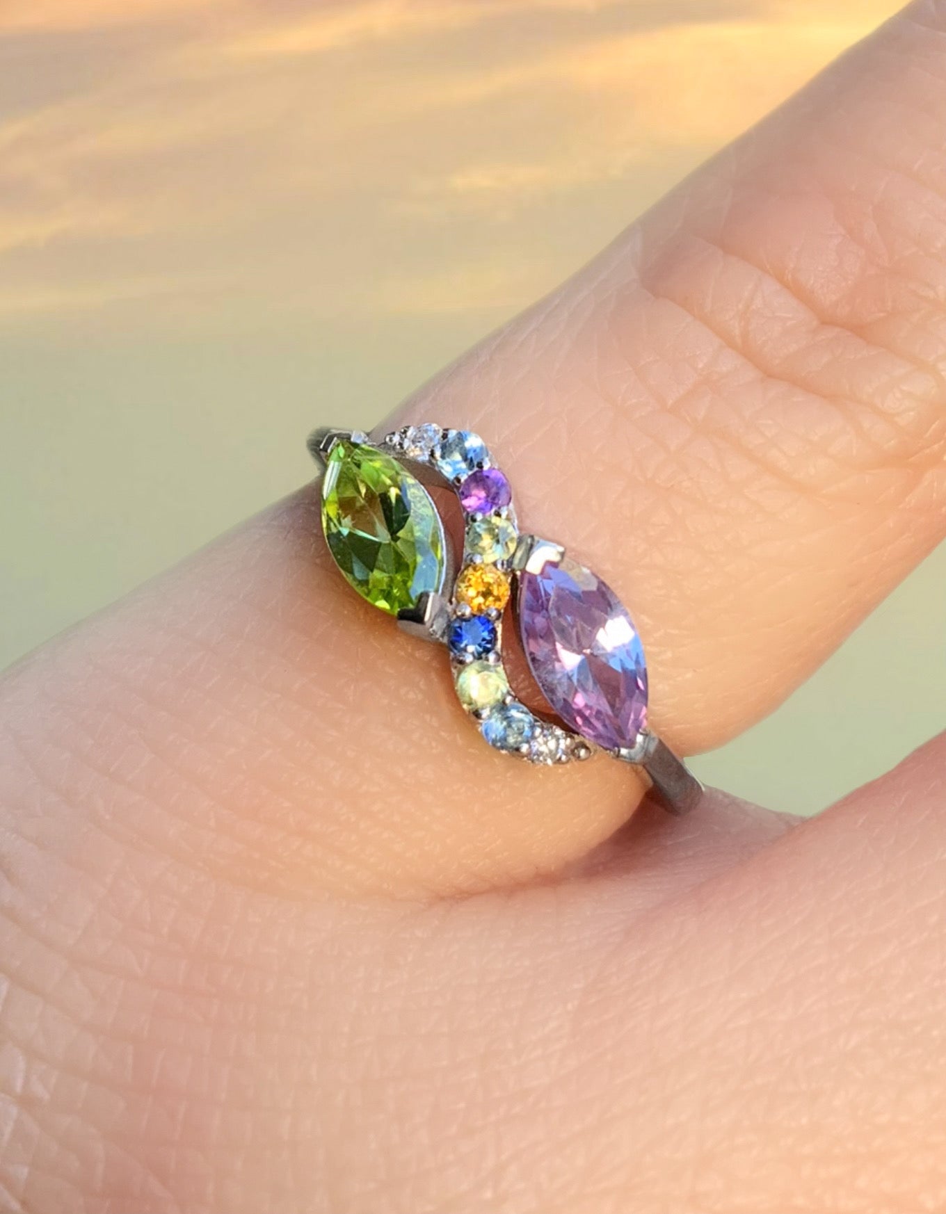 Family Birthstone Rings Family Rings For Mom Mother's Ring/ Stone