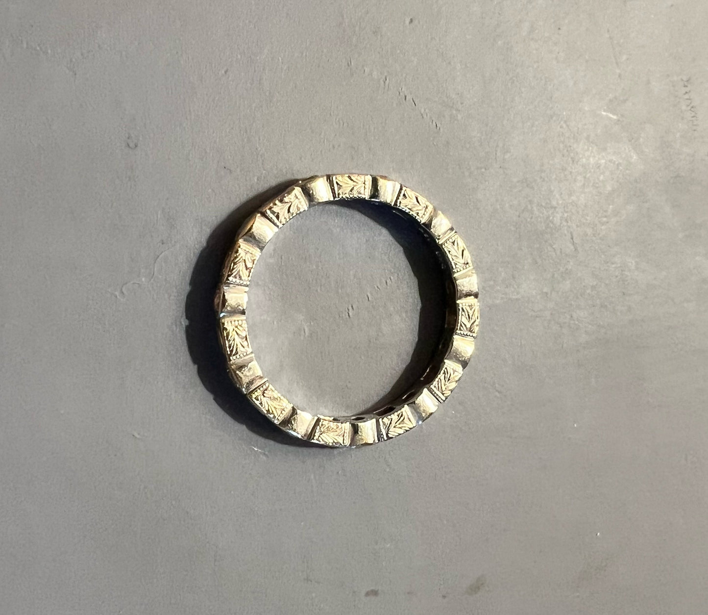 Reserved for Emily ONLY/ Bezel Set London Blue Topaz Eternity Band