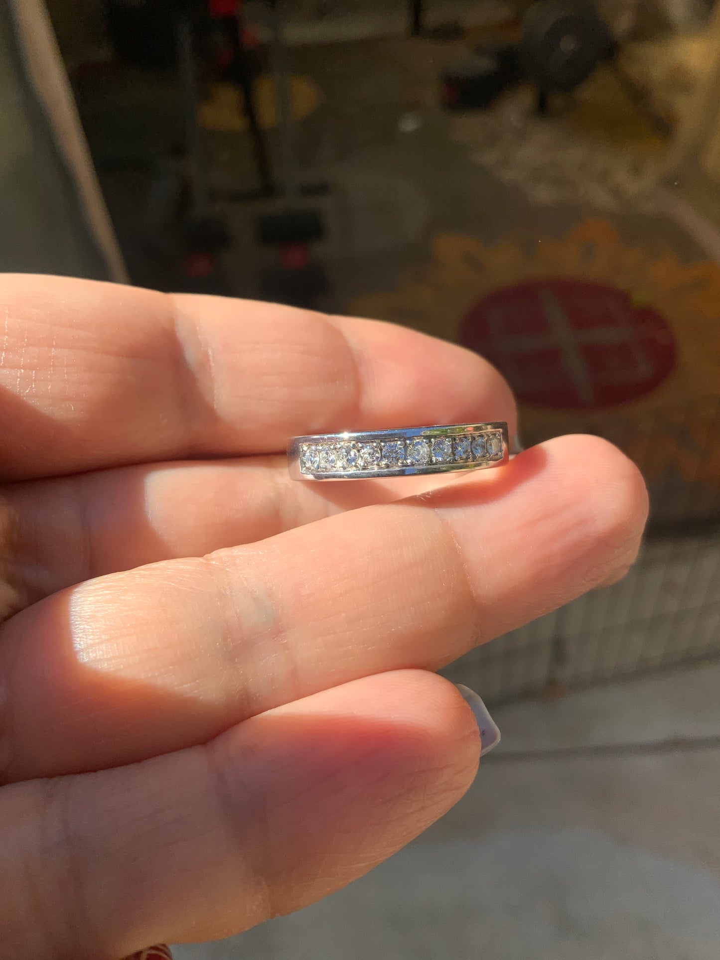 Reserved for Duyen ONLY/ 18K Natural Diamond Men's Wedding Band