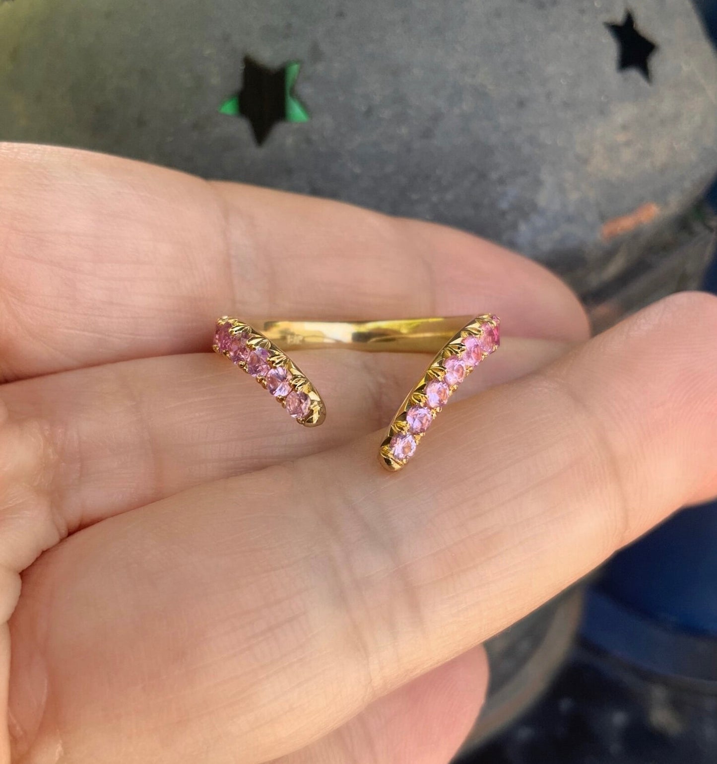 Reserved for ANNA/ Platinum Diamond Tusk Ring/ 2nd and Last Payment