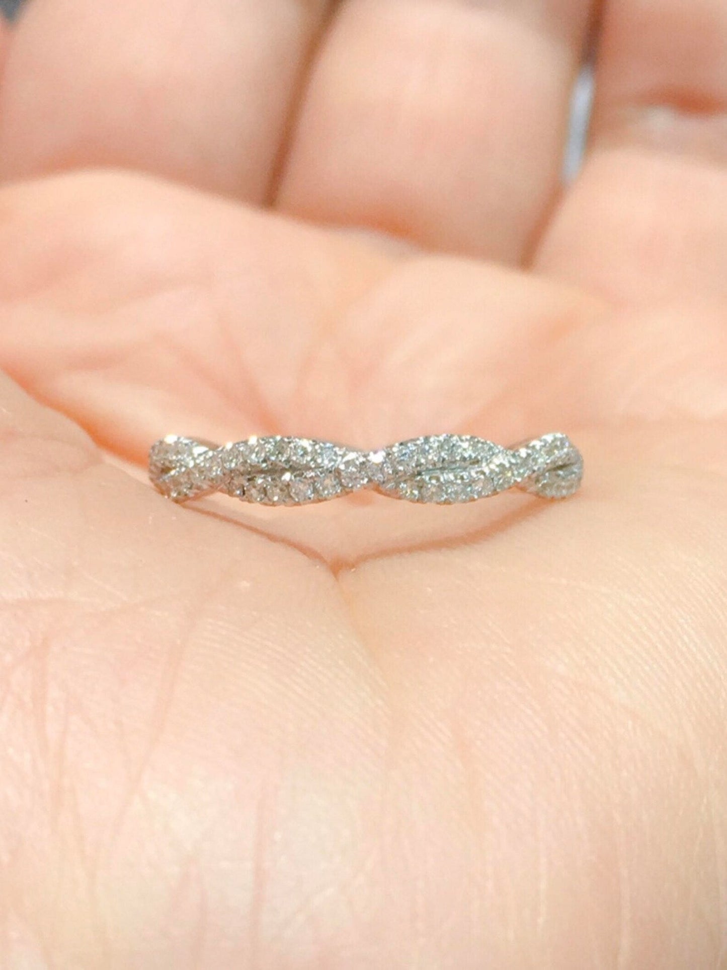 Reserved for Jessica/ 3rd and Last PAYMENT/ 18K Moissanite Bridal Set/ Both Center and Accent Stones are Certified Charles & Colvard Forever One Moissanites