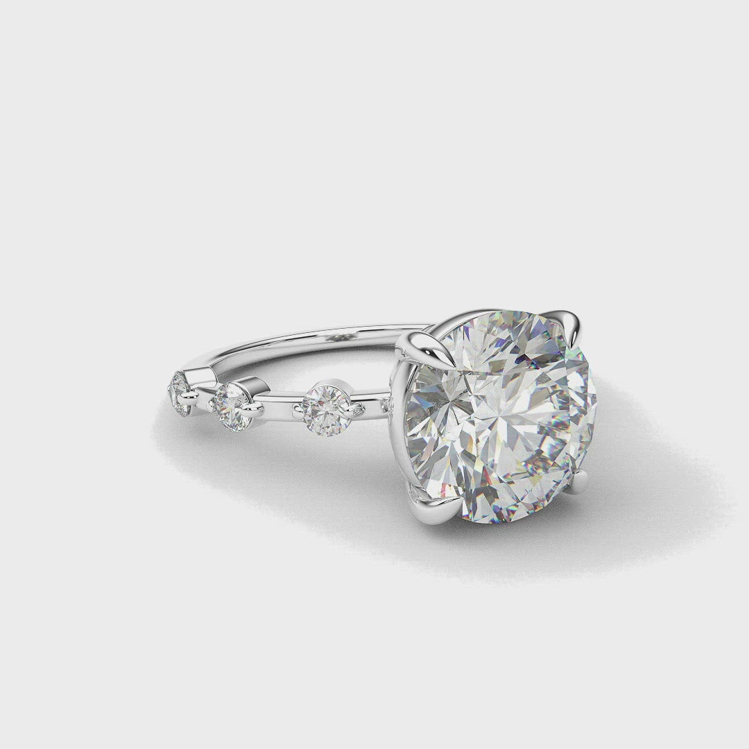 Moissanite deals bubble ring