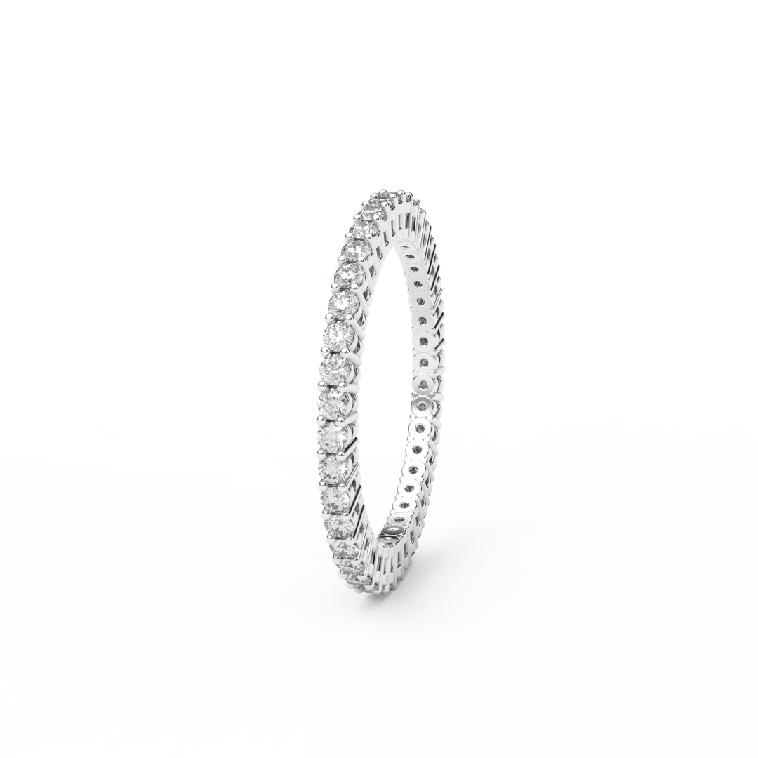 1.5mm Lab Grown Full Eternity Diamond Band