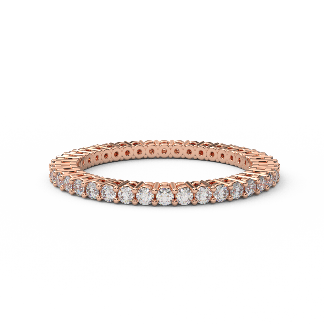 1.5mm Lab Grown Full Eternity Diamond Band
