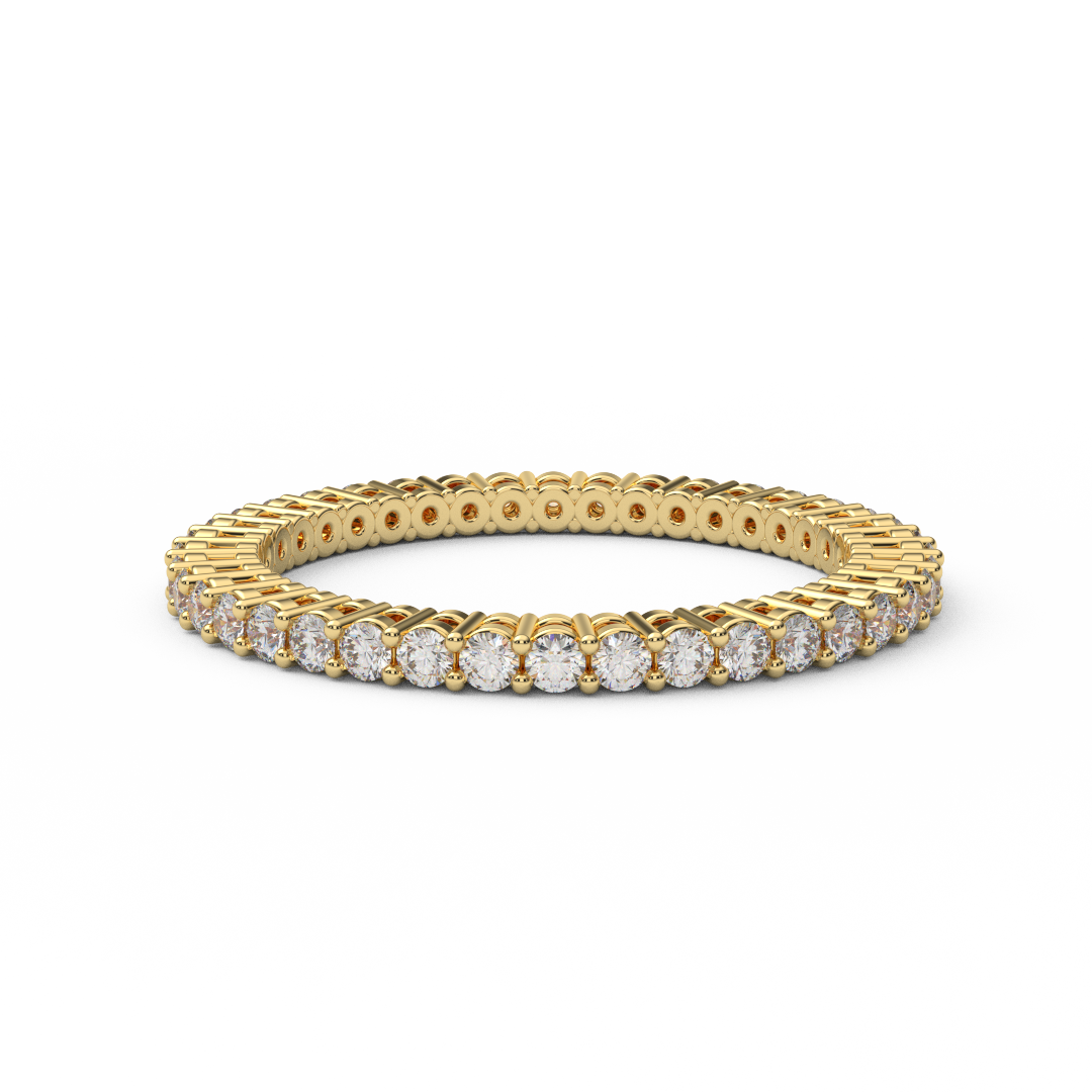 1.5mm Lab Grown Full Eternity Diamond Band