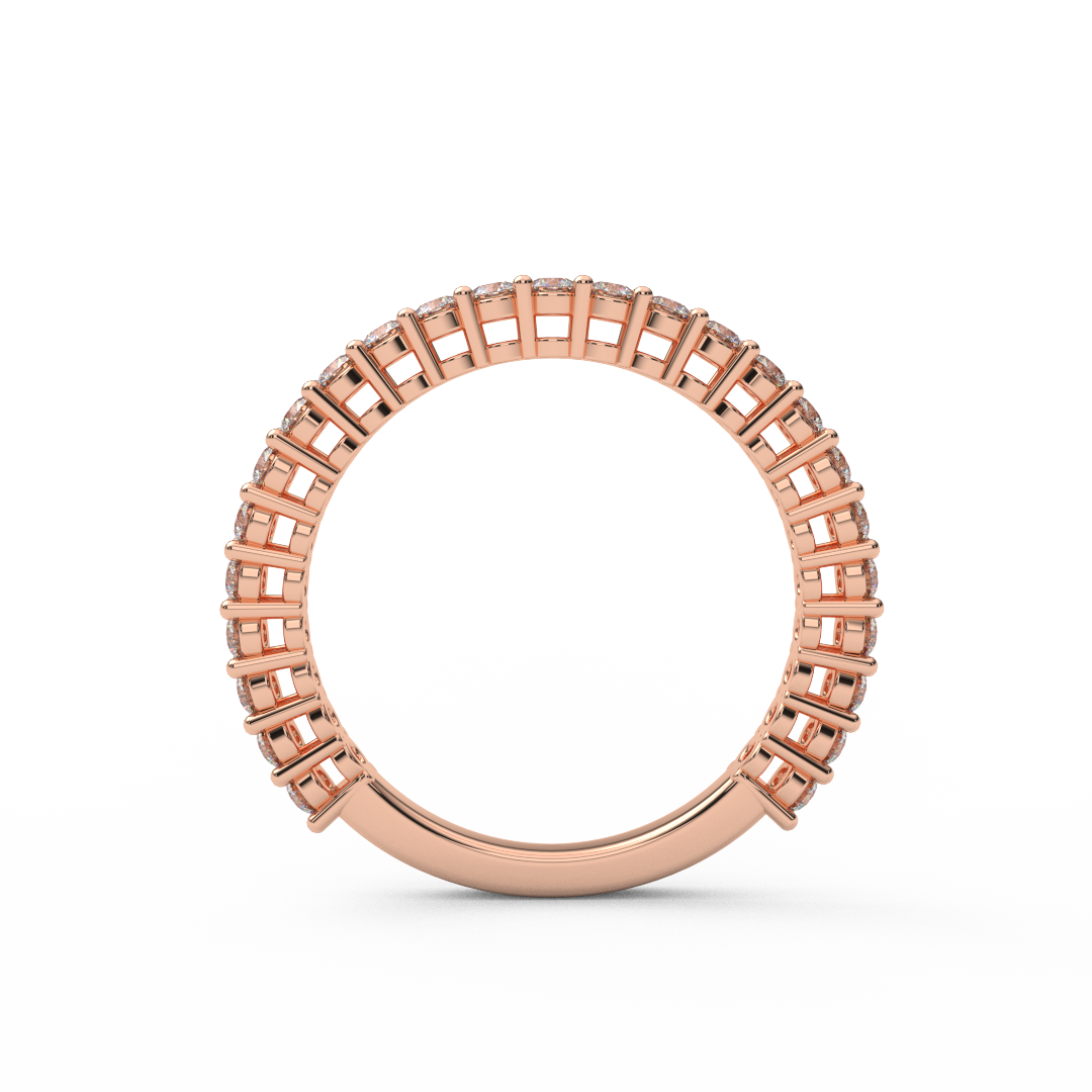 1.8mm Lab Grown Diamond 3/4 Eternity Ring