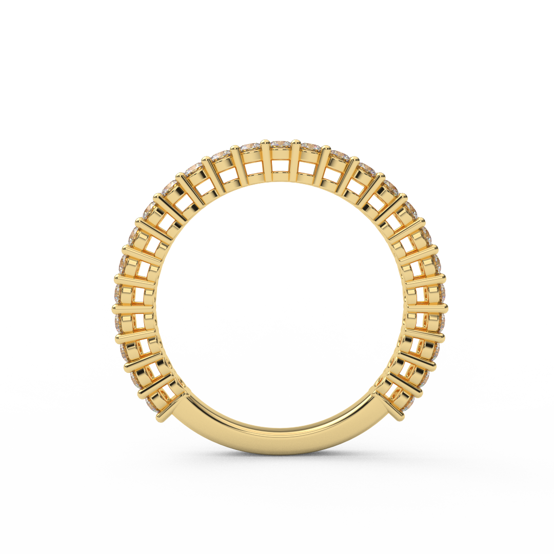 1.8mm Lab Grown Diamond 3/4 Eternity Ring