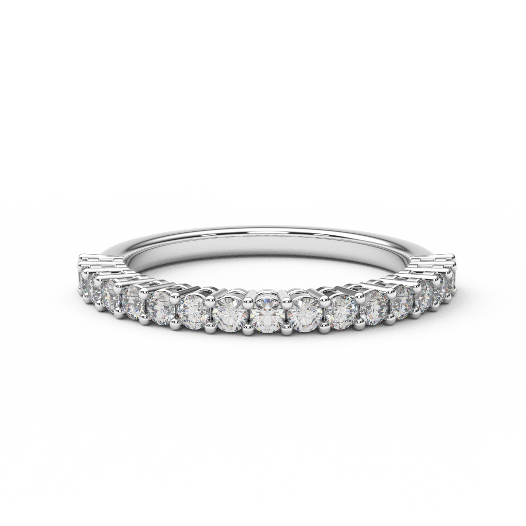 1.8mm Half Eternity Lab Grown Diamond Ring