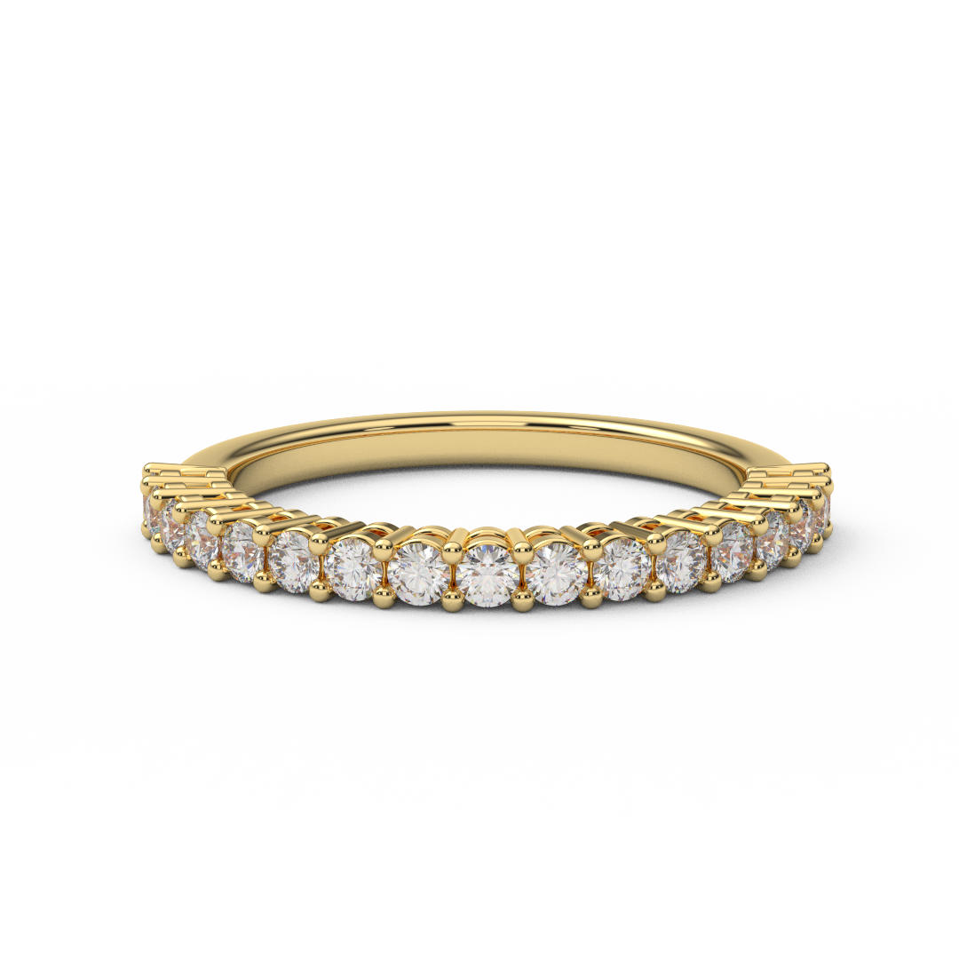 1.8mm Half Eternity Lab Grown Diamond Ring