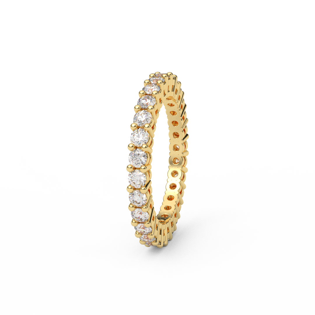 2.3mm Full Eternity Lab Grown Diamond Ring