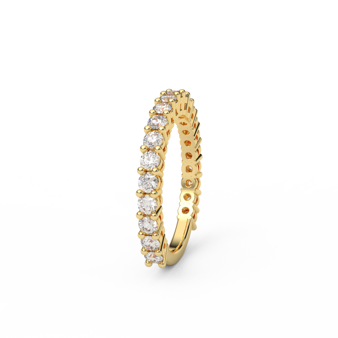 2.3mm 3/4 Eternity Lab Grown Diamond Ring