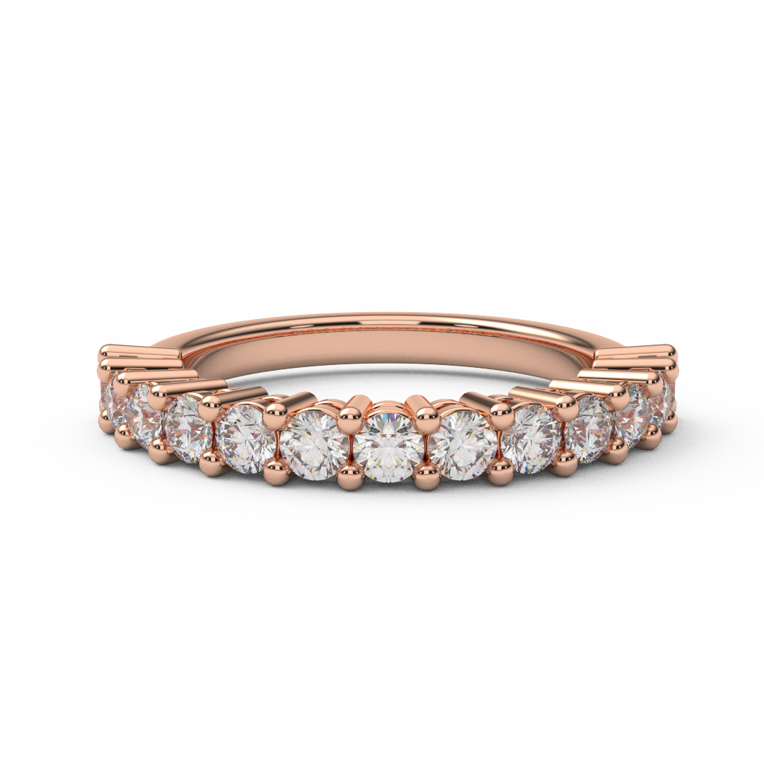 2.5mm Half Eternity Lab Grown Diamond Ring