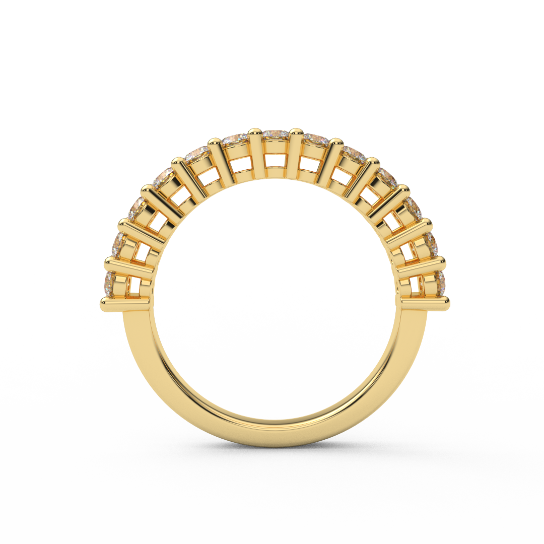 2.5mm Half Eternity Lab Grown Diamond Ring