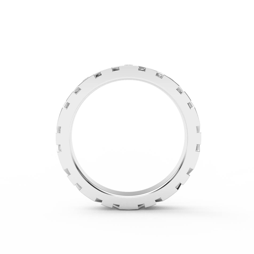 3mm XO Design Diamond Band