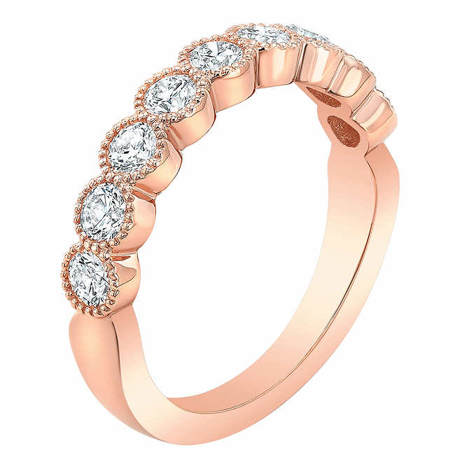 2mm Stackable Bezel Set Diamond Band 0.50 ctw.