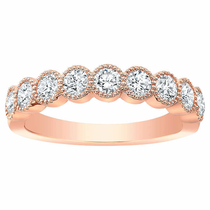 2mm Stackable Bezel Set Diamond Band 0.50 ctw.