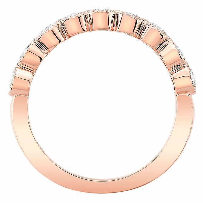 2mm Stackable Bezel Set Diamond Band 0.50 ctw.