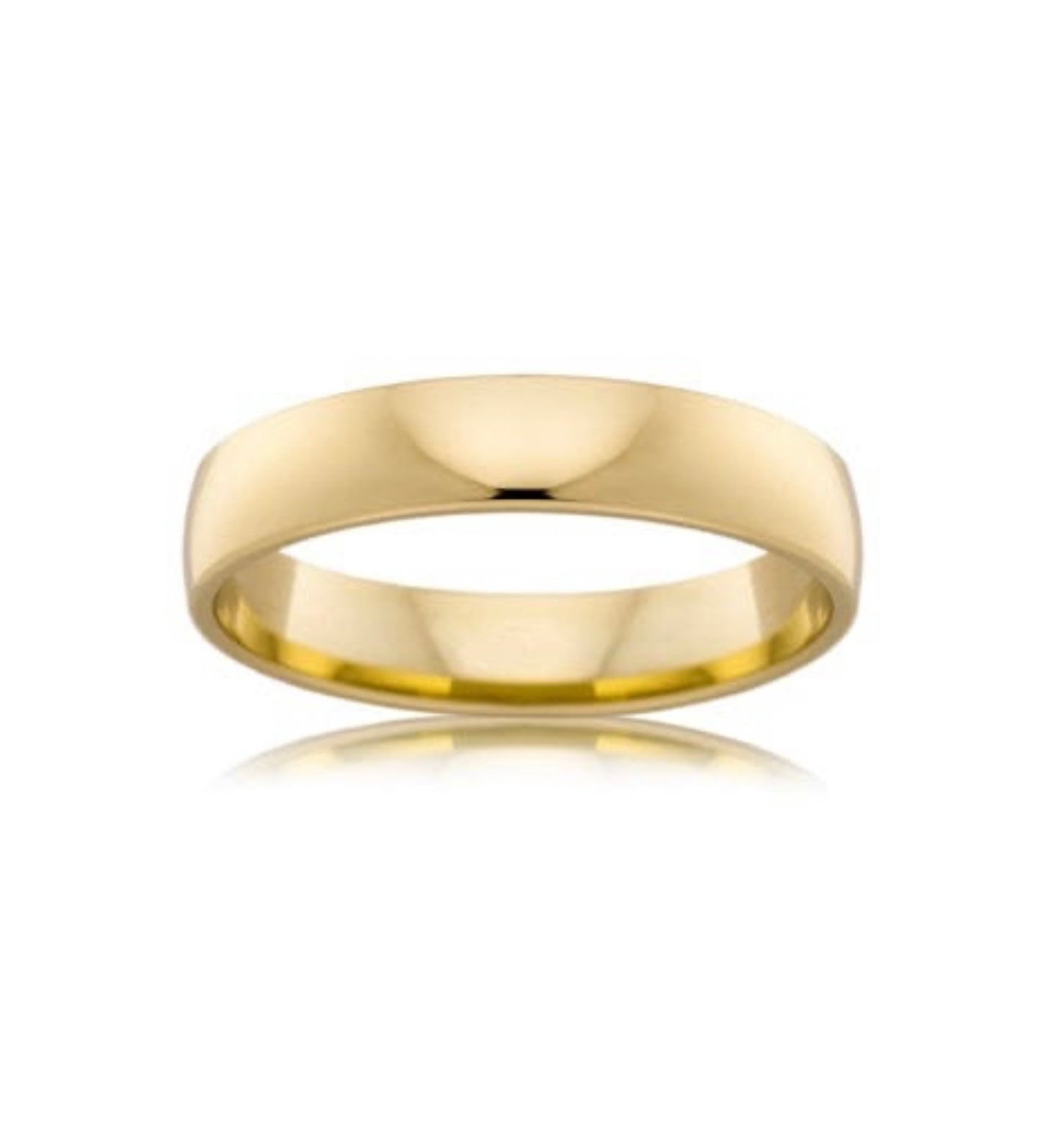 Reserved for Ashleigh ONLY/ Two Rings: 2mm Lab Grown Diamond Band and 4.5mm Man's Plain Band