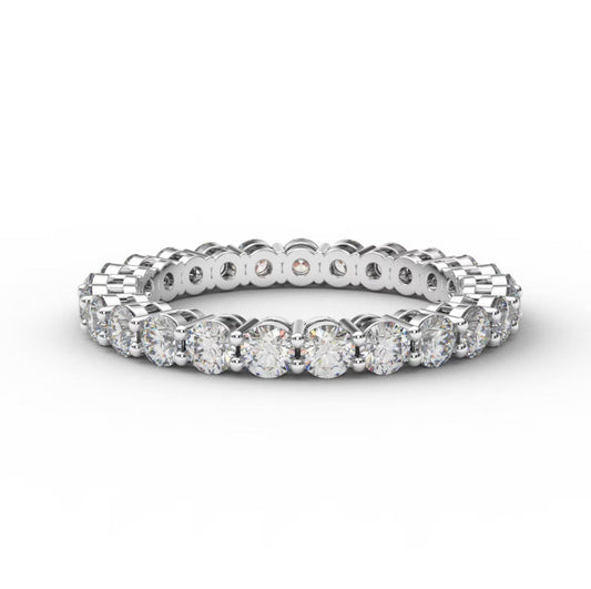 Reserved for Noella/ Upgrade to 2 Carat Shared Prong Set Full Eternity Band