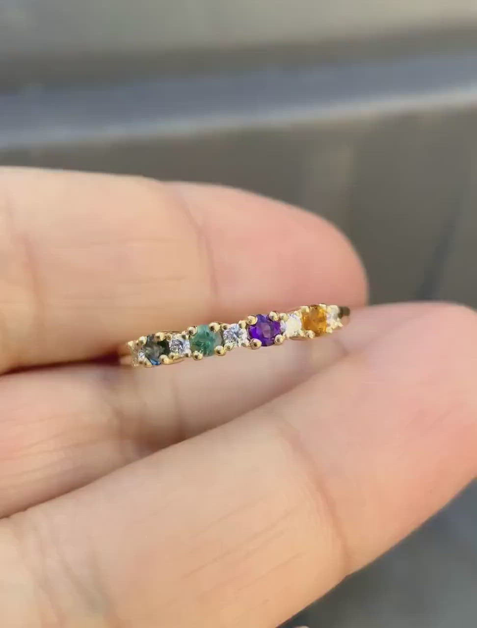 Mother daughter deals birthstone rings