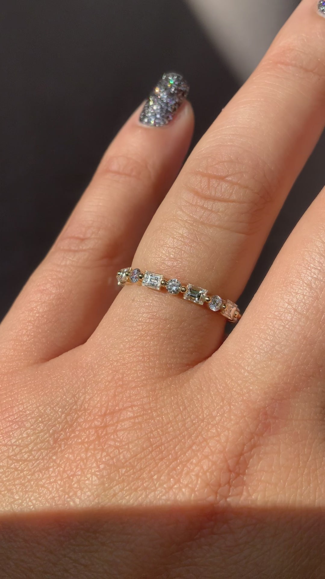 Dot dash deals diamond eternity band