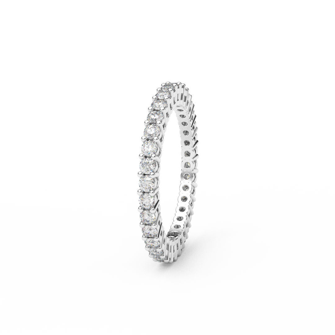 1.8mm Full Eternity Lab Grown Diamond Ring