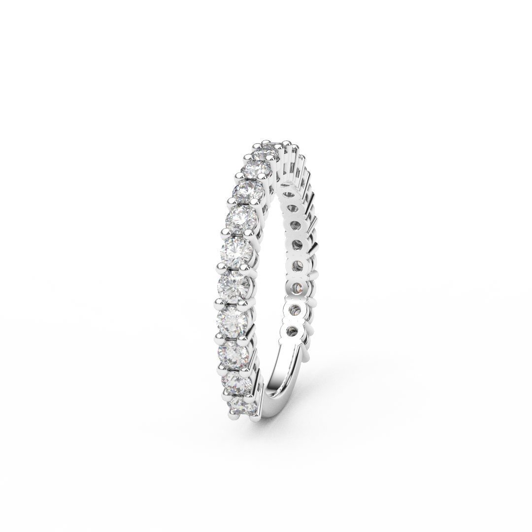 2.3mm 3/4 Eternity Lab Grown Diamond Ring