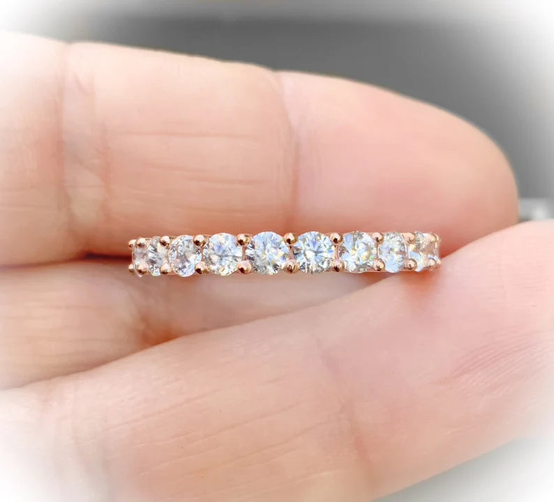 3mm Half Eternity Lab Grown Diamond Ring