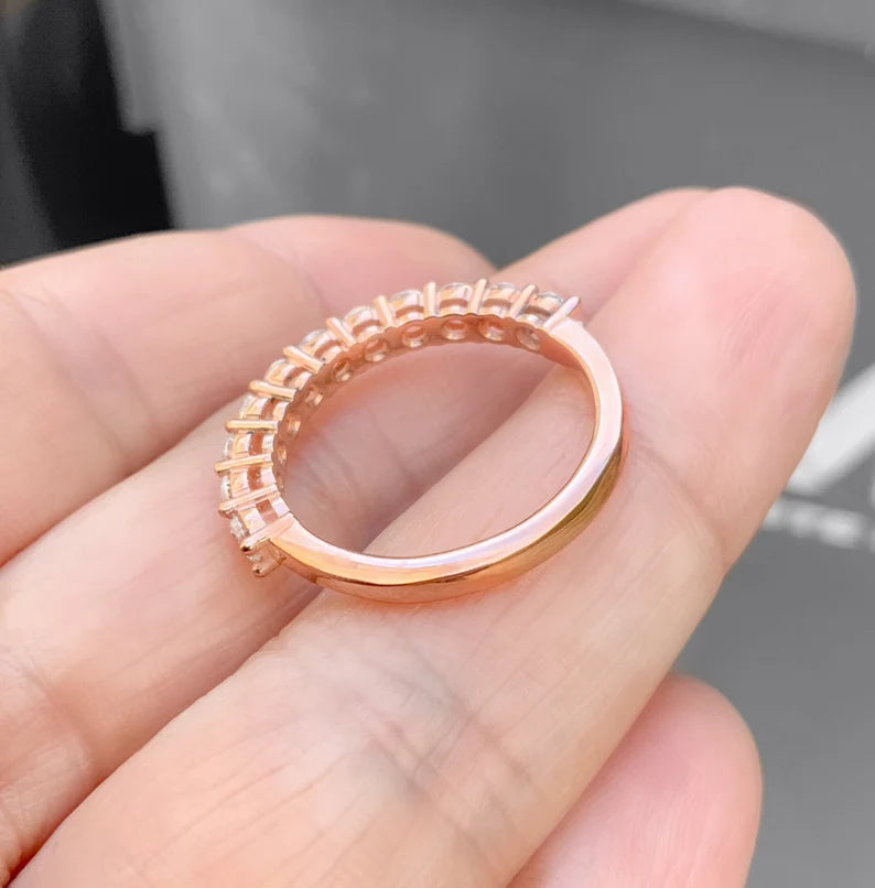 3mm Half Eternity Lab Grown Diamond Ring